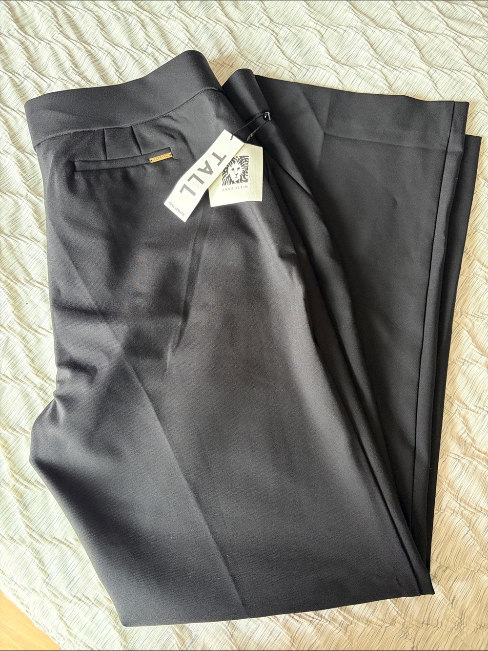 Ann Taylor Black Straight-Leg Women's Dress Pants